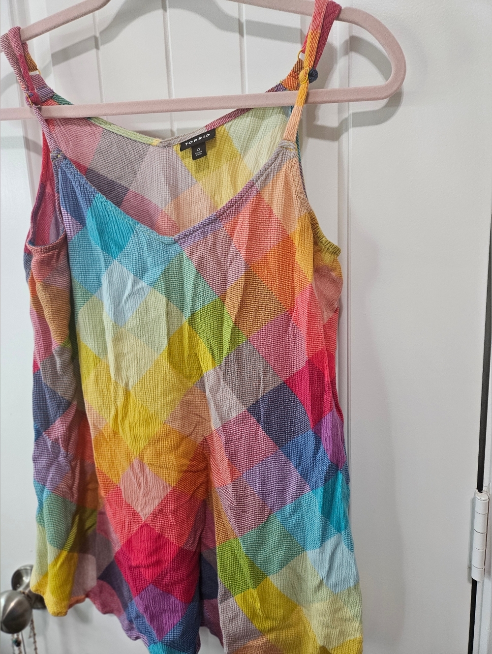 Torrid Rainbow Plaid Cami Tank Top 🌈🌈🌈🌈
